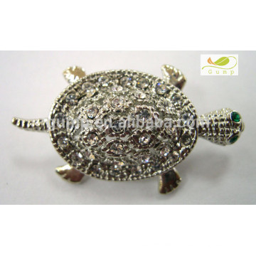 Strass Schildkröte Pin